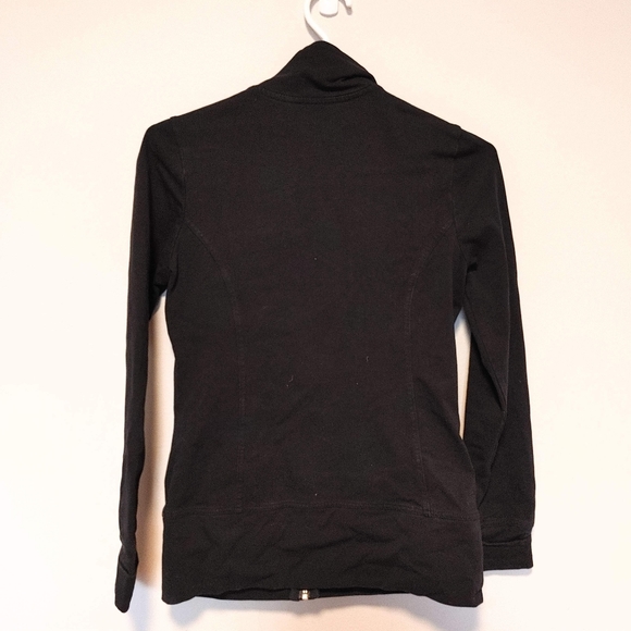 Smart Set MUV Black Cotton Athletic Zip Jacket/Sweater (Size S) - Picture 3 of 7
